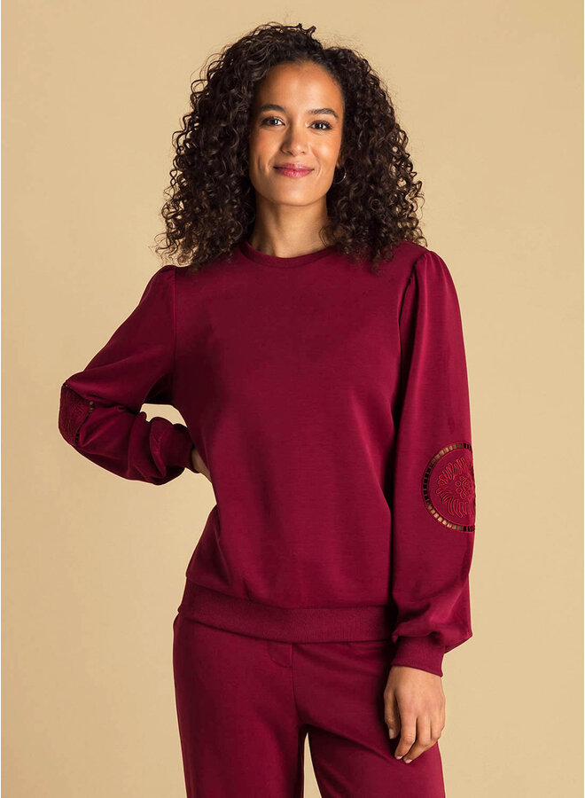 Sweater Amanda dark red