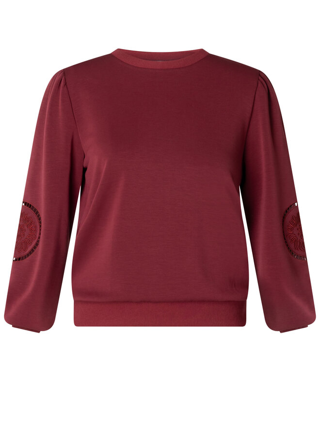 Sweater Amanda dark red