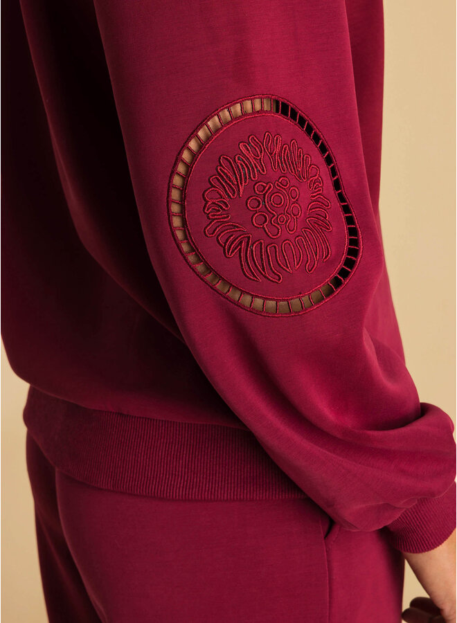 Sweater Amanda dark red