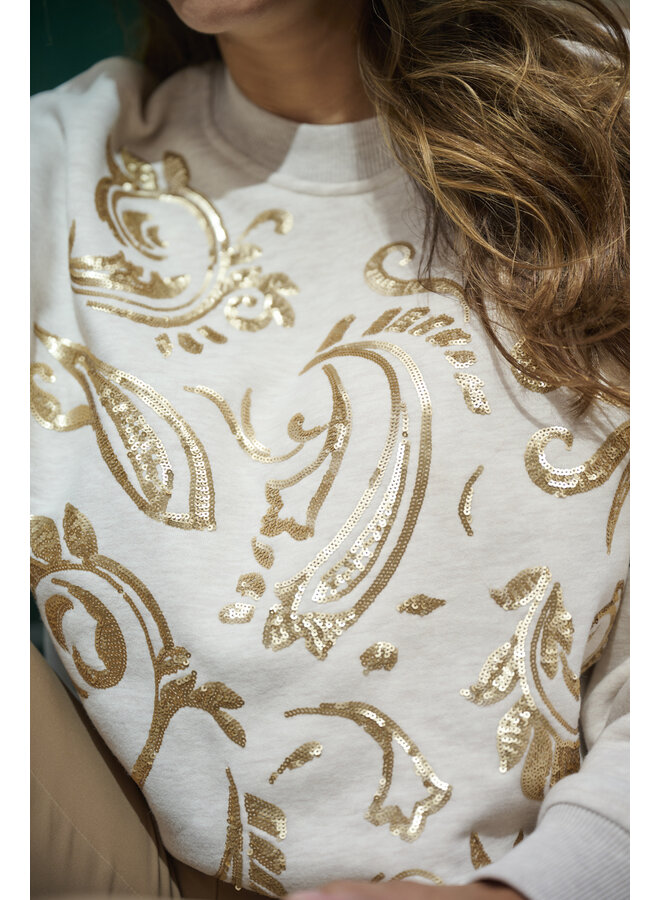 Sweater 255 Jenny sand melange