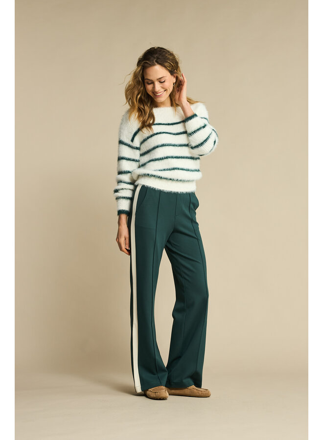 Broek Colette punta sidepatch pine