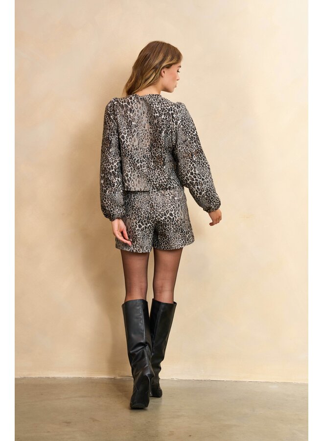Blouse Hedda leopard print