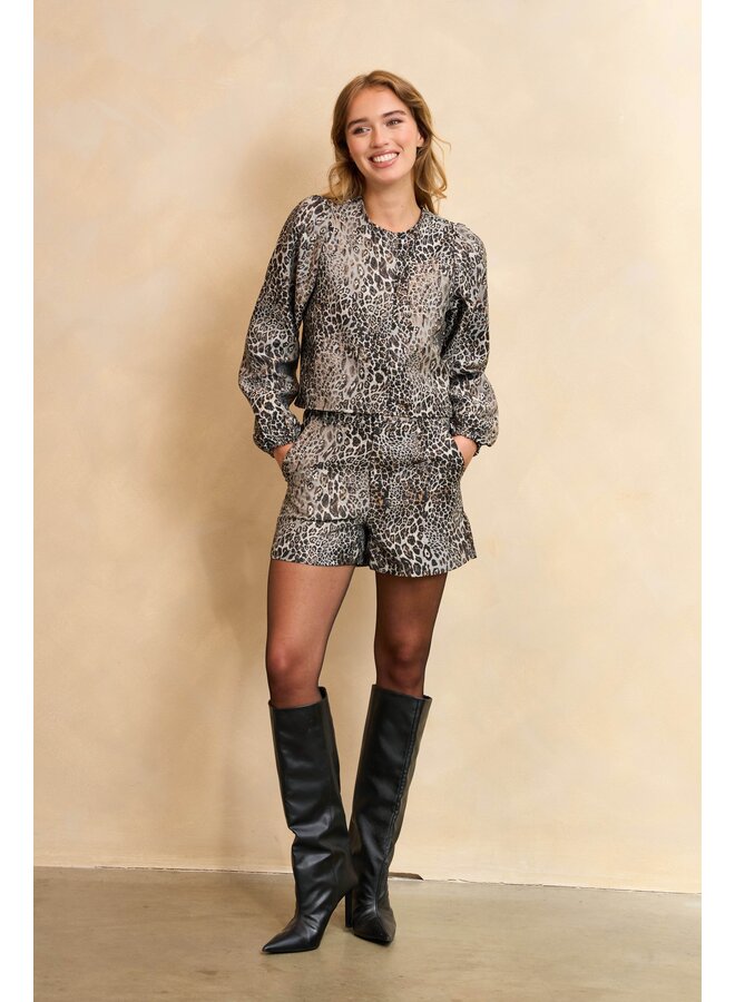Blouse Hedda leopard print