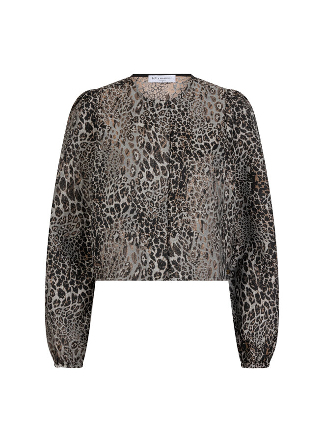 Blouse Hedda leopard print