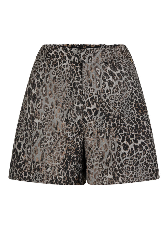 Short Sanna leopard print