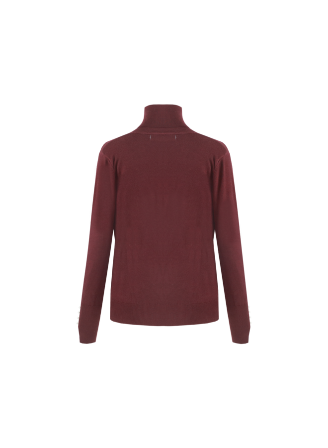 Trui Kalisse knit amarone cabernet