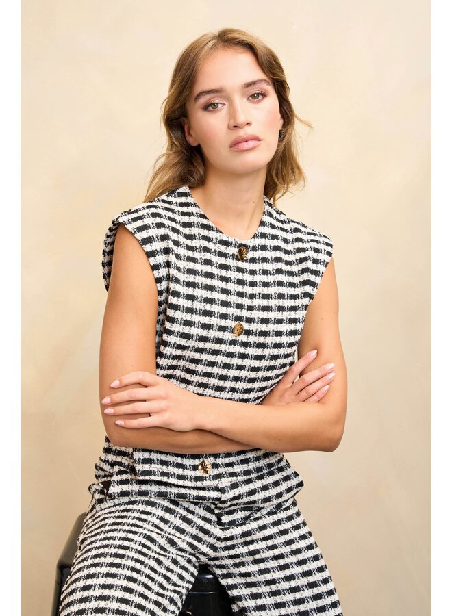 Gilet Kendal multi black