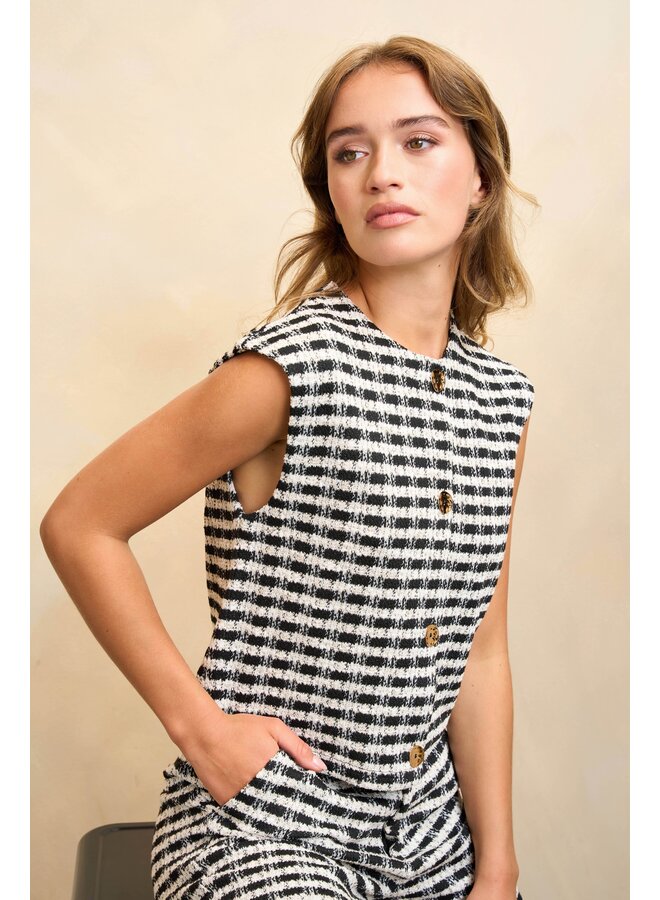 Gilet Kendal multi black