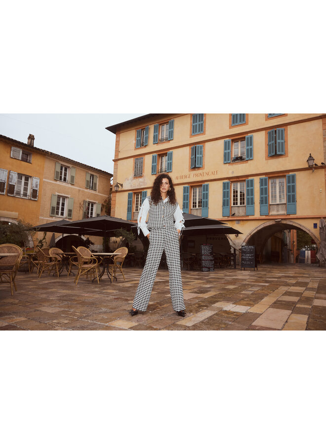 Broek Dakota multi black