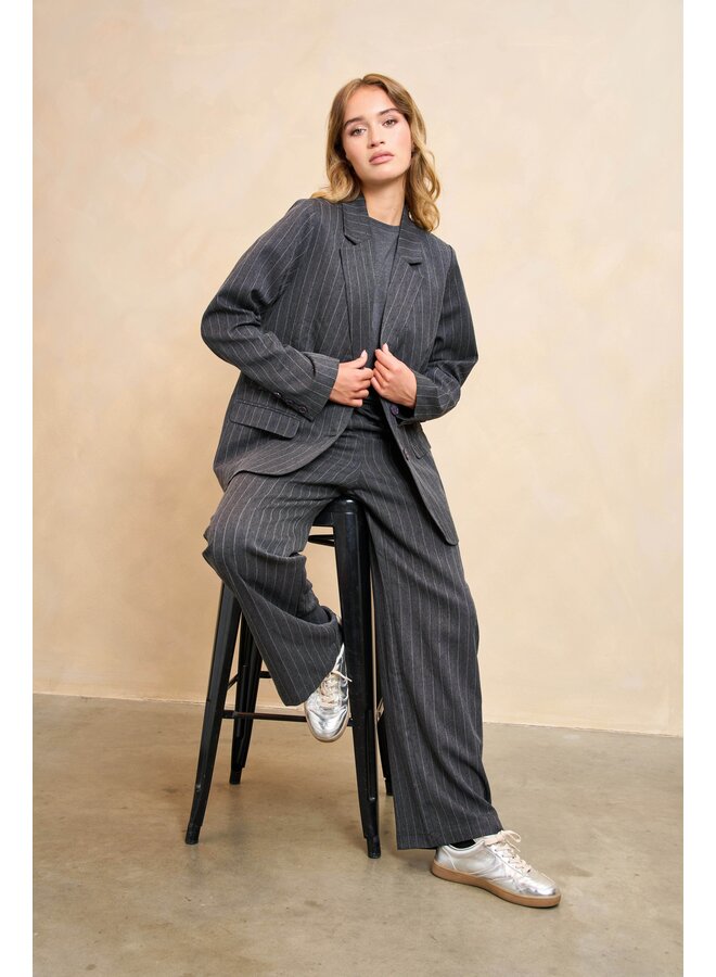 Broek Giulia dark grey