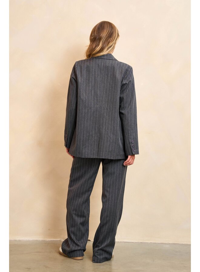 Broek Giulia dark grey