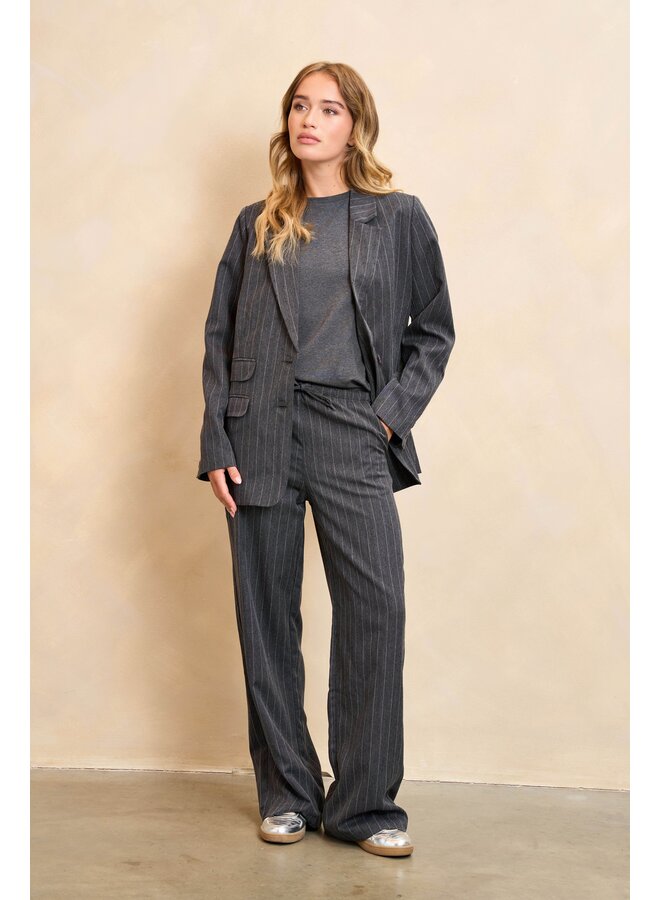 Broek Giulia dark grey