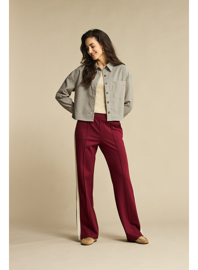 Broek Colette punta sidepatch ruby