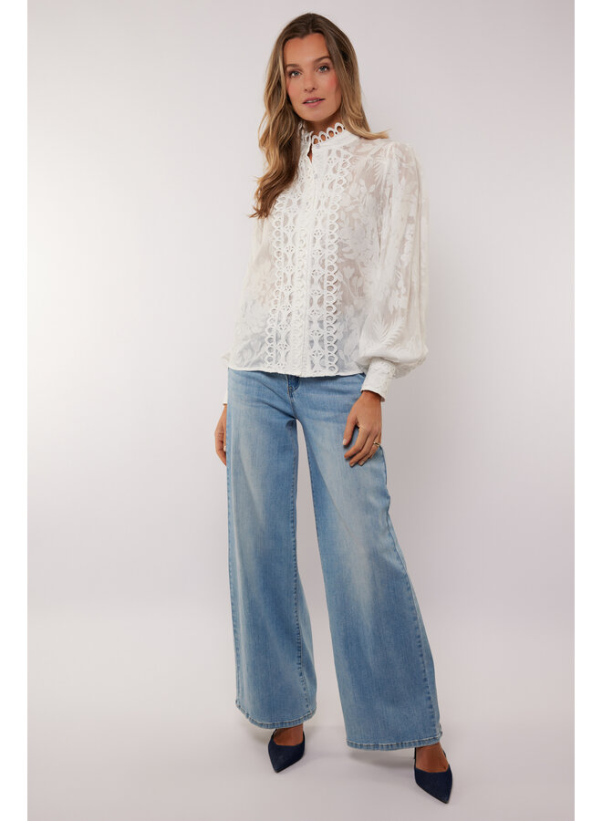 Broek Neona jeans denim light blue