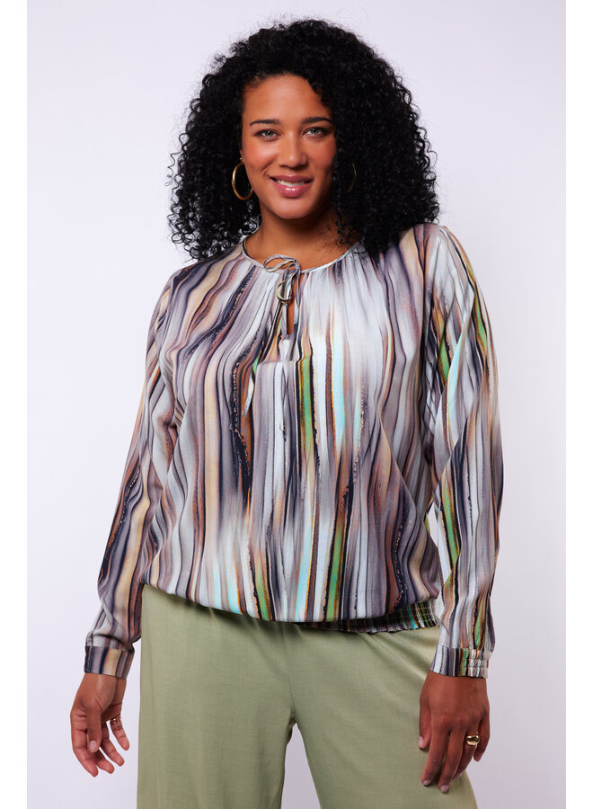 Top Demi light moss/muted gray