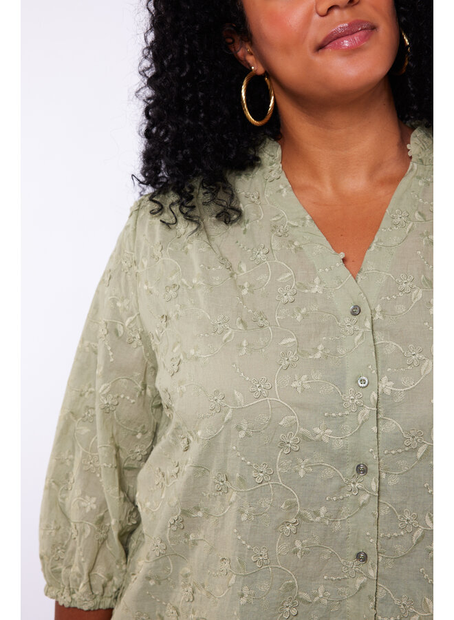 Blouse Tessa light moss