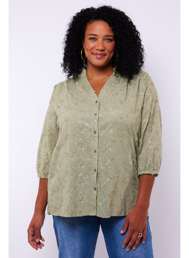 Blouse Tessa light moss