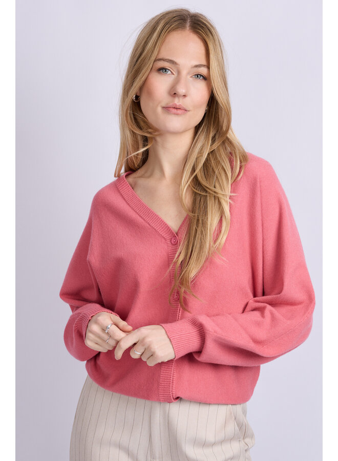 Vest Kiara knit slate rose