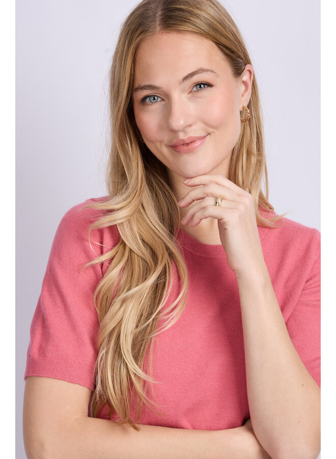 Top Kenza knit slate rose