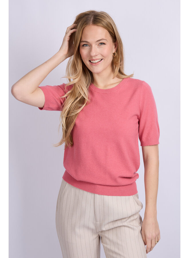 Top Kenza knit slate rose
