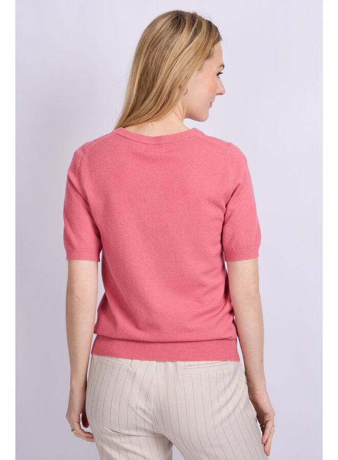 Top Kenza knit slate rose