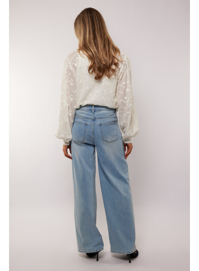 Broek Neona jeans denim light blue