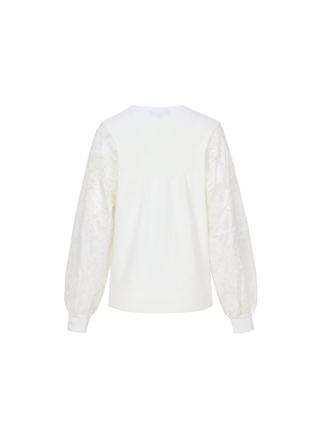 Sweater Raquelle wool white