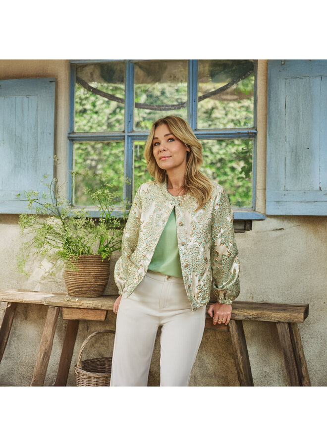 Jacket Dalia light moss/sand