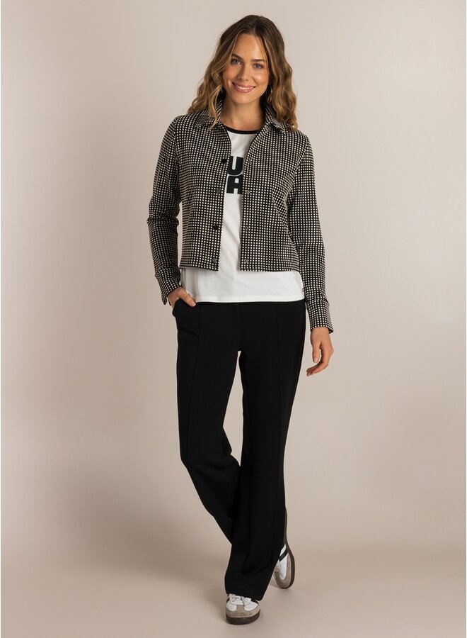 Jacket Siz black/off white