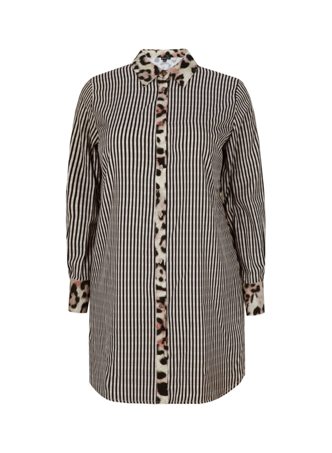 Tuniek Sally khaki/black