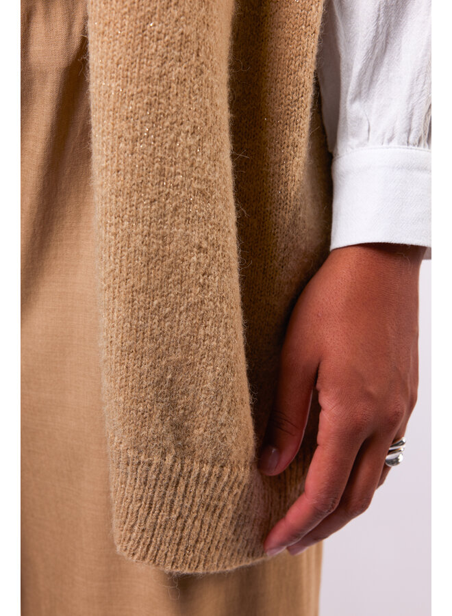 Gilet Scarlett knit khaki