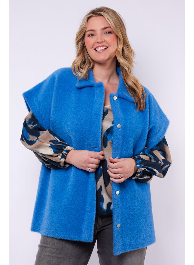 Gilet Laurena knit celestial blue