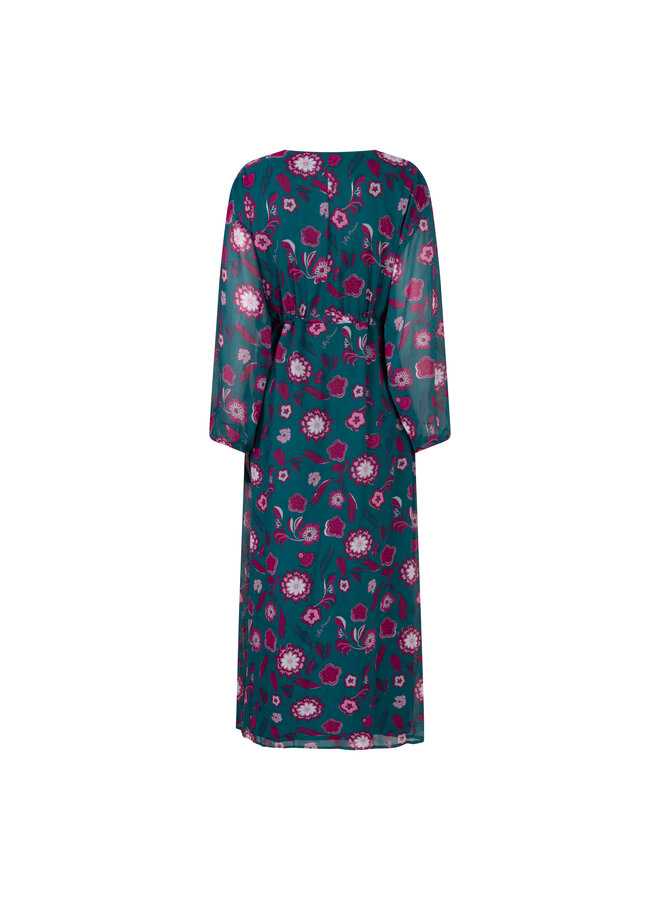 Jurk Caela silver flower