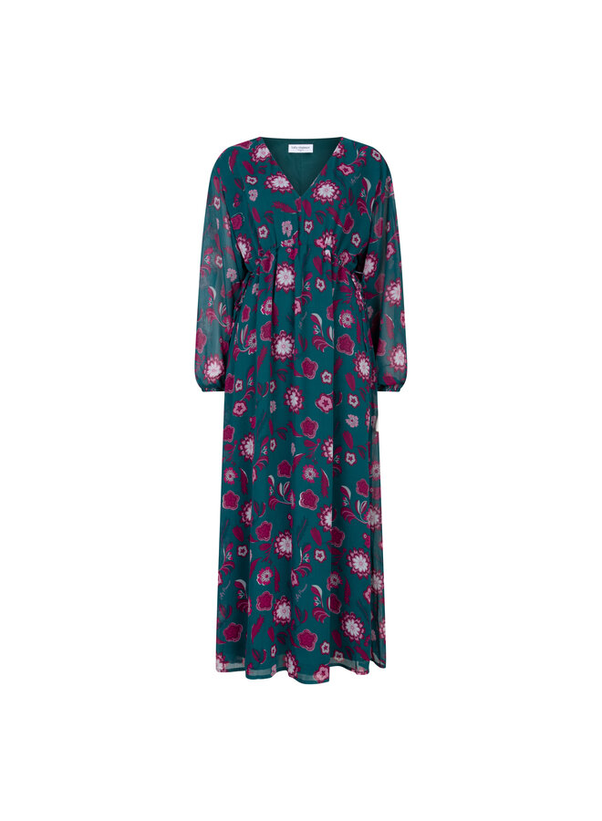 Jurk Caela silver flower