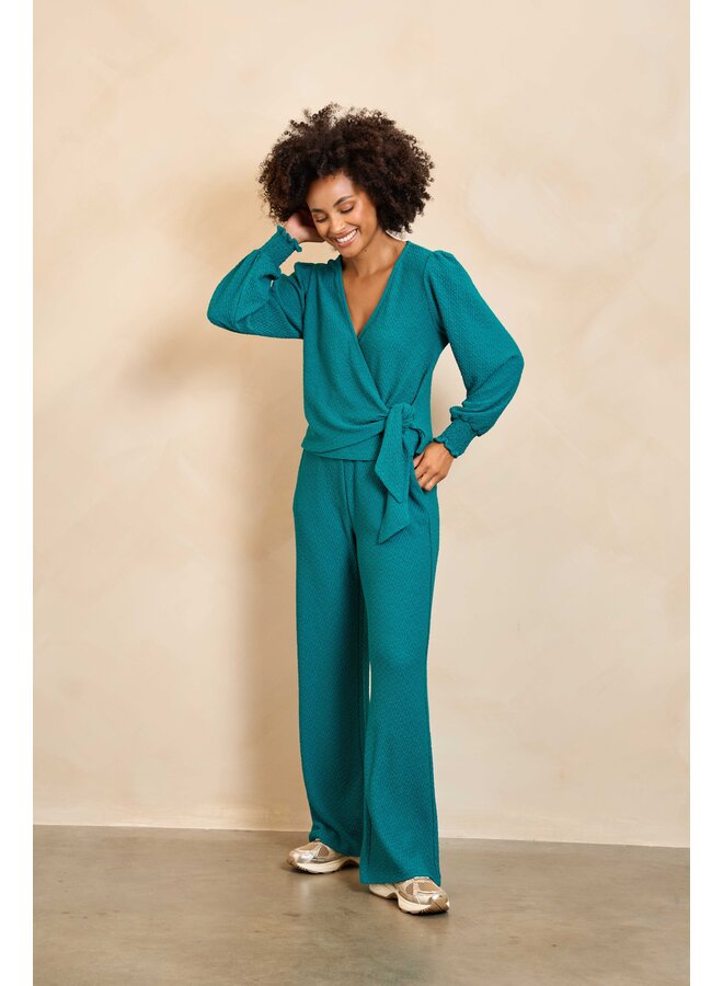 Top Cirelle teal