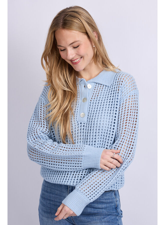 Trui Kassidy knit blue mist