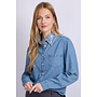 Blouse Lieke light jeans blue