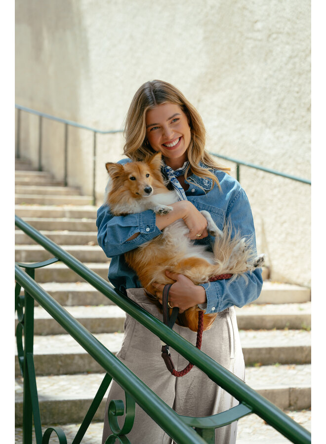 Blouse Lieke light jeans blue