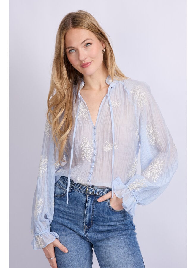 Blouse Lyra blue mist