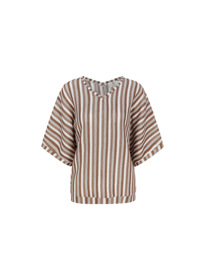 Top Tamber offwhite/tiger eye