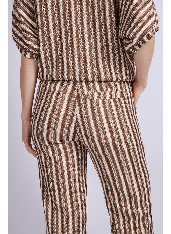 Broek Portia offwhite/tiger eye