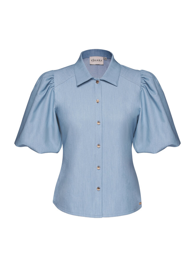 Blouse Belle light blue denim