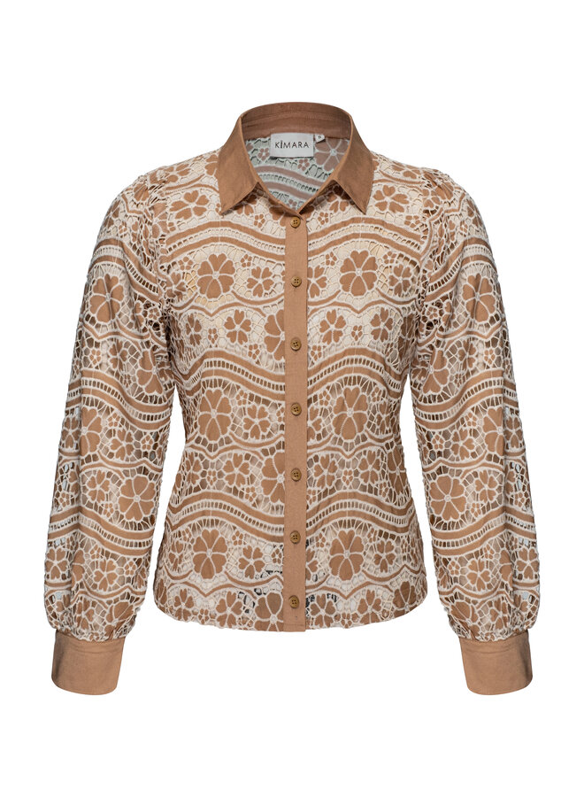 Blouse Fabienne brown