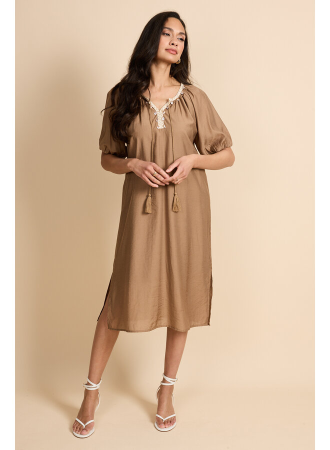 Jurk Rita walnut