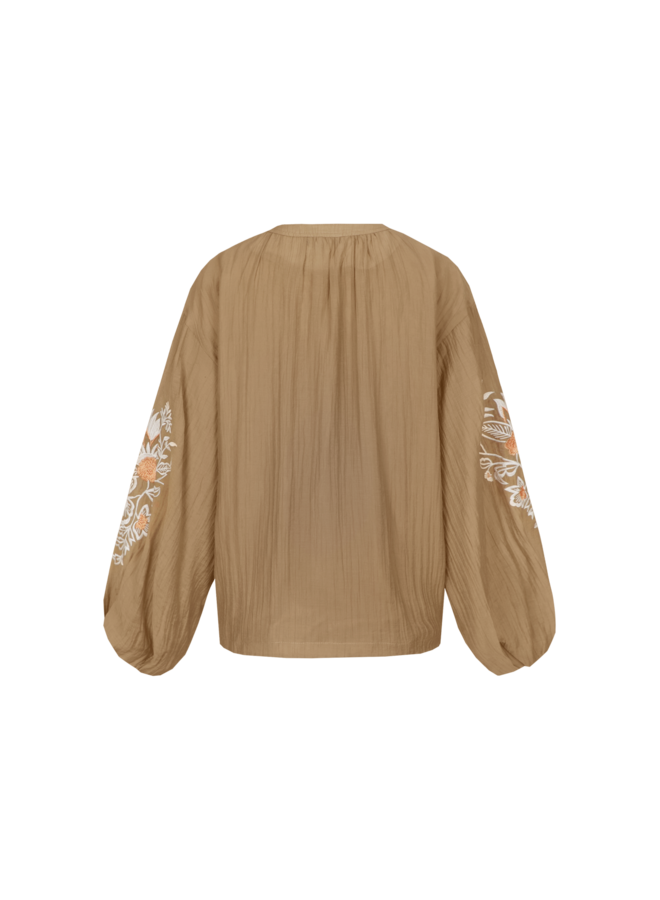 Jacket Zaira kint camel