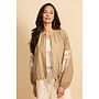 Jacket Zaira kint camel