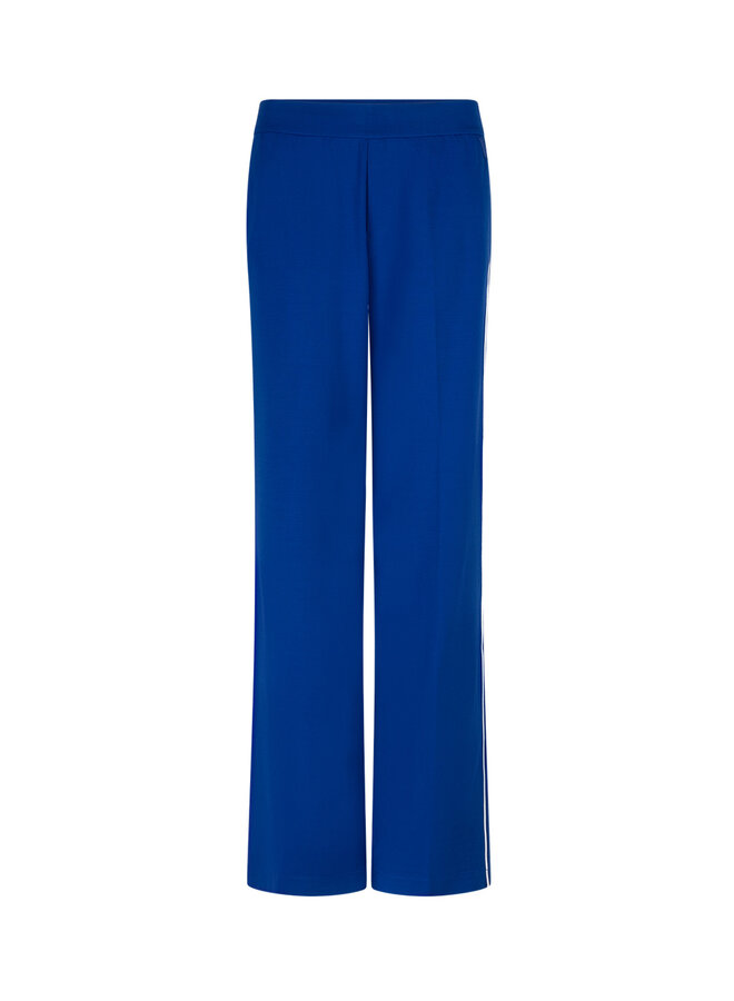 Broek Colette punta piping cobalt