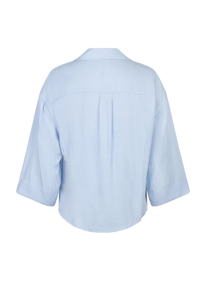 Blouse Amalia shine light blue