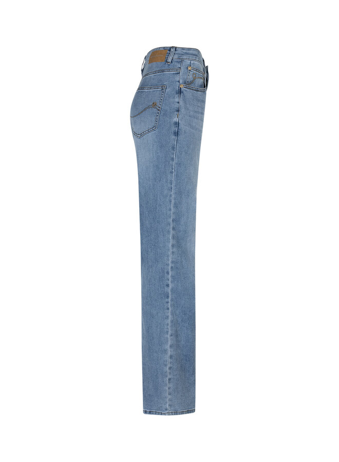 Broek Brielle flare denim lightstone