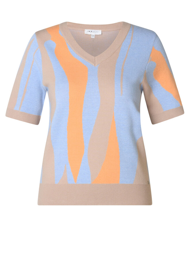 Top Vilou sand/multi-colour